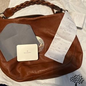 Mulberry Daria Leather Genuine Handbag Oak shoulder bag $629